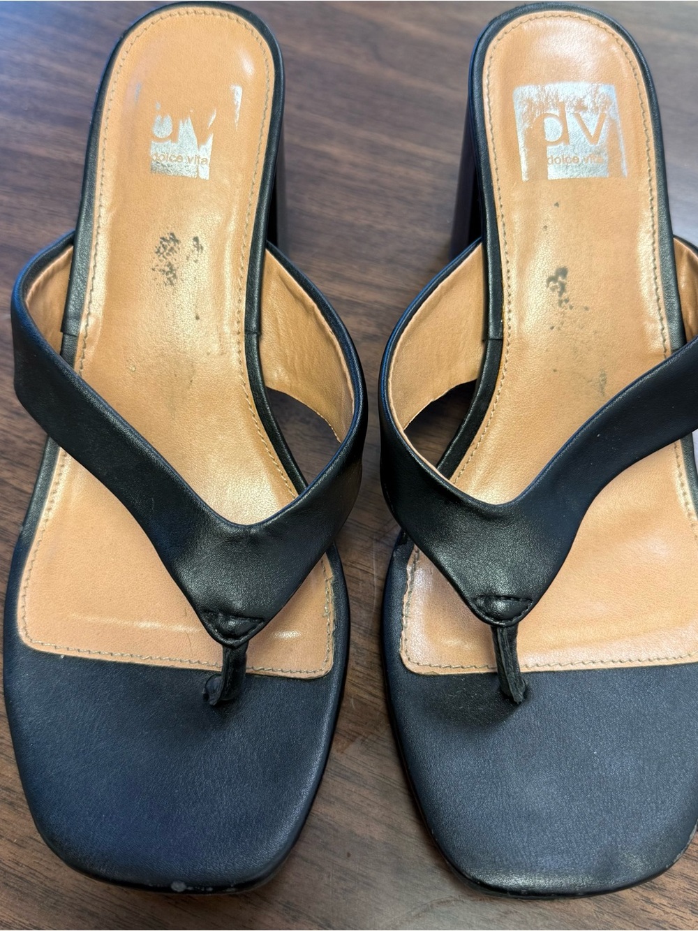 DV by Dolce Vita Traina Sandal Heels in Black - Size 8.5